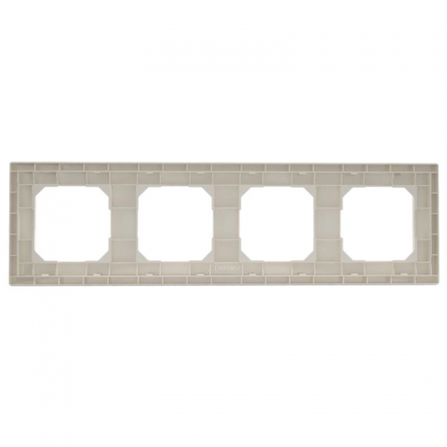 Рамка 4-м Pixel универс. беж. TOKOV ELECTRIC TKE-PX-RM4-C02 TKE-PX-RM4-C02
