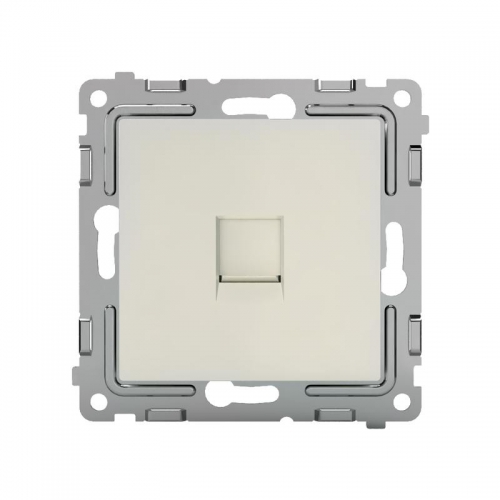 Розетка компьютерная 1-м СП Pixel RJ45 кат.5E механизм беж. TOKOV ELECTRIC TKE-PX-RC1-C02 TKE-PX-RC1-C02