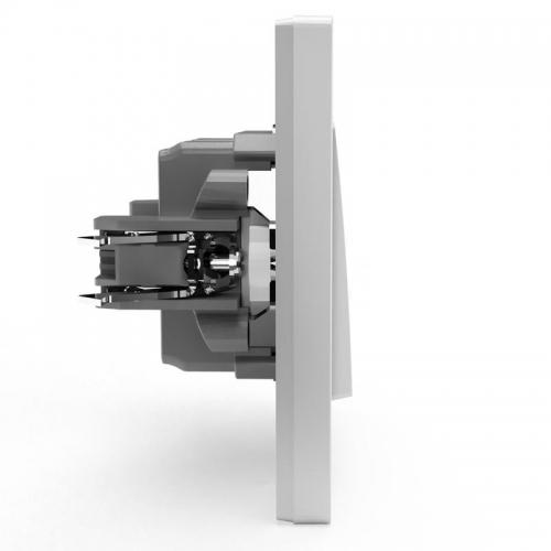 Выключатель 1-кл. СП Pixel 10А IP20 в сборе алюм. TOKOV ELECTRIC TKE-PX-V1F-C03 TKE-PX-V1F-C03