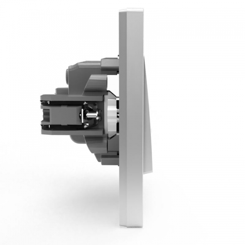 Выключатель 2-кл. СП Pixel 10А IP20 в сборе алюм. TOKOV ELECTRIC TKE-PX-V2F-C03 TKE-PX-V2F-C03