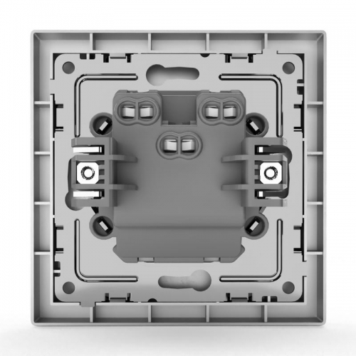 Выключатель 2-кл. СП Pixel 10А IP20 в сборе алюм. TOKOV ELECTRIC TKE-PX-V2F-C03 TKE-PX-V2F-C03