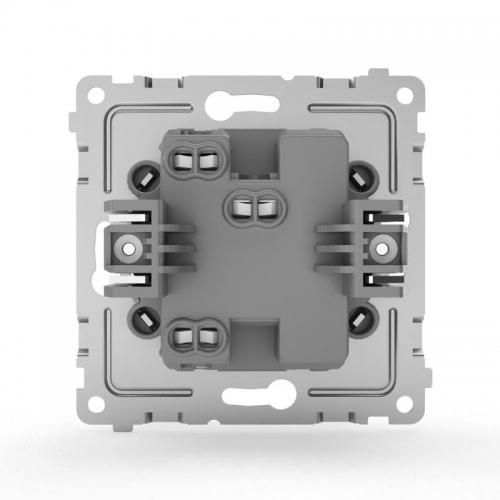 Переключатель проходной 1-кл. СП Pixel 10А IP20 механизм алюм. TOKOV ELECTRIC TKE-PX-P1-C03 TKE-PX-P1-C03