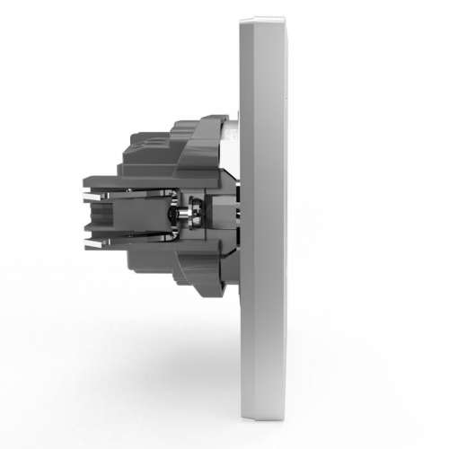 Розетка 1-м СП Pixel 16А IP20 с заземл. защ. шторки в сборе алюм. TOKOV ELECTRIC TKE-PX-R1FZSF-C03 TKE-PX-R1FZSF-C03