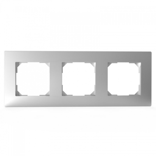 Рамка 3-м Pixel универс. алюм. TOKOV ELECTRIC TKE-PX-RM3-C03 TKE-PX-RM3-C03