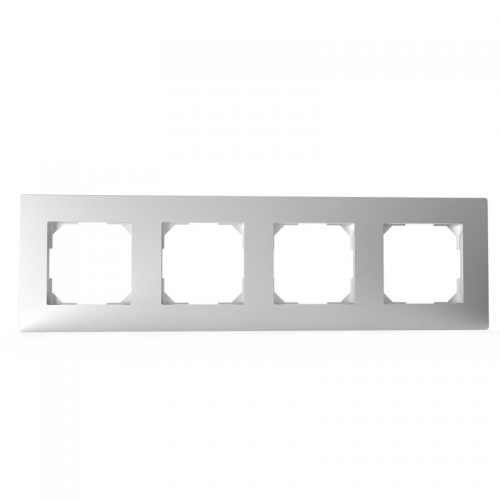 Рамка 4-м Pixel универс. алюм. TOKOV ELECTRIC TKE-PX-RM4-C03 TKE-PX-RM4-C03