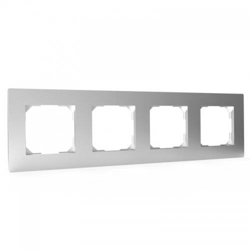 Рамка 4-м Pixel универс. алюм. TOKOV ELECTRIC TKE-PX-RM4-C03 TKE-PX-RM4-C03