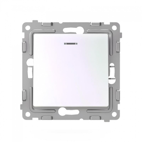 Выключатель 1-кл. СП Pixel 10А IP20 с индикатором механизм перламутр. TOKOV ELECTRIC TKE-PX-V1I-C04 TKE-PX-V1I-C04