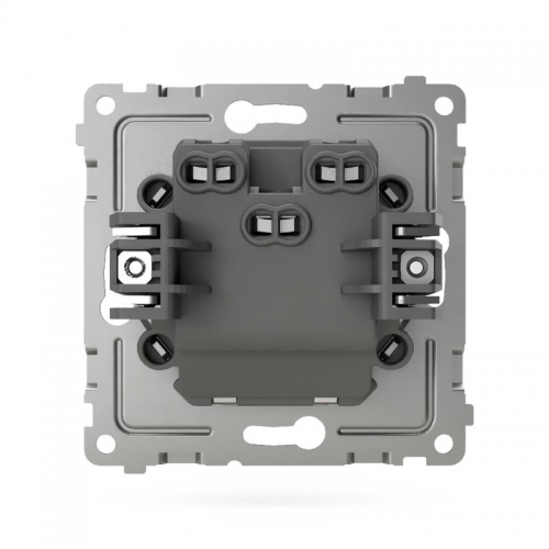 Переключатель проходной 2-кл. СП Pixel 10А IP20 механизм перламутр. TOKOV ELECTRIC TKE-PX-P2-C04 TKE-PX-P2-C04