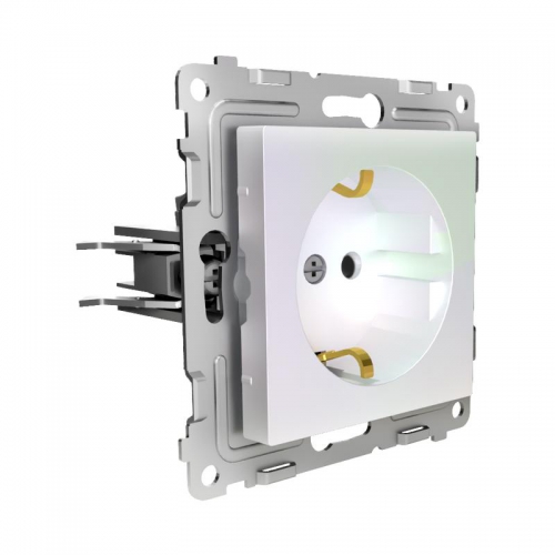 Розетка 1-м СП Pixel 16А IP20 с заземл. механизм перламутр. TOKOV ELECTRIC TKE-PX-R1Z-C04 TKE-PX-R1Z-C04