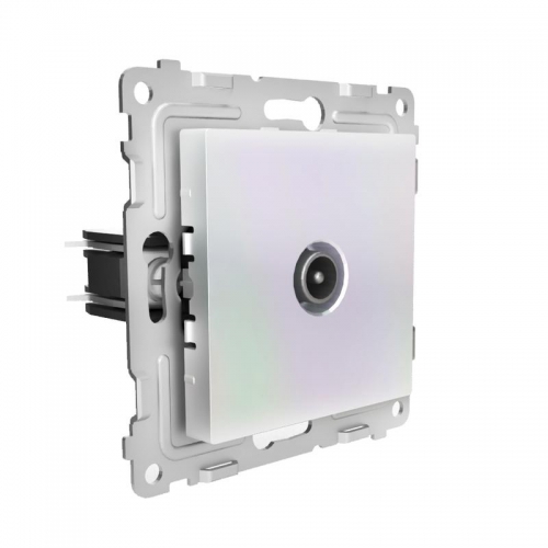 Розетка TV оконечная СП Pixel 1DB механизм перламутр. TOKOV ELECTRIC TKE-PX-A1O-C04 TKE-PX-A1O-C04