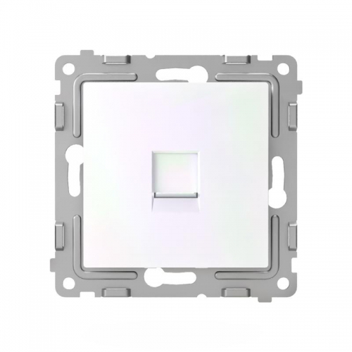 Розетка телефонная 1-м СП Pixel RJ11 механизм перламутр. TOKOV ELECTRIC TKE-PX-RT1-C04 TKE-PX-RT1-C04