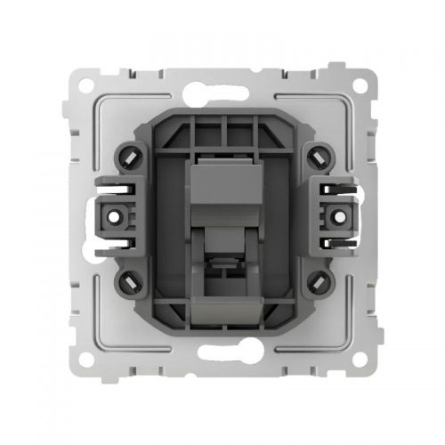 Розетка телефонная 1-м СП Pixel RJ11 механизм перламутр. TOKOV ELECTRIC TKE-PX-RT1-C04 TKE-PX-RT1-C04