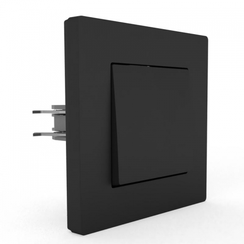 Выключатель 1-кл. СП Pixel 10А IP20 в сборе карбон TOKOV ELECTRIC TKE-PX-V1F-C14 TKE-PX-V1F-C14