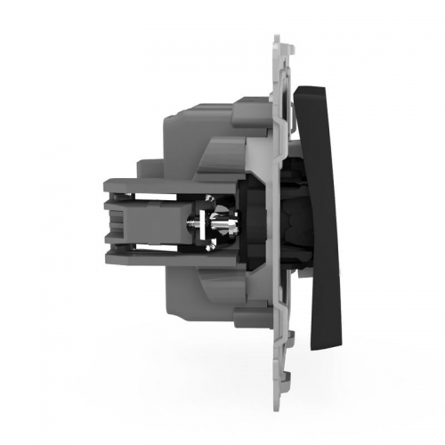 Выключатель 1-кл. СП Pixel 10А IP20 механизм карбон TOKOV ELECTRIC TKE-PX-V1-C14 TKE-PX-V1-C14
