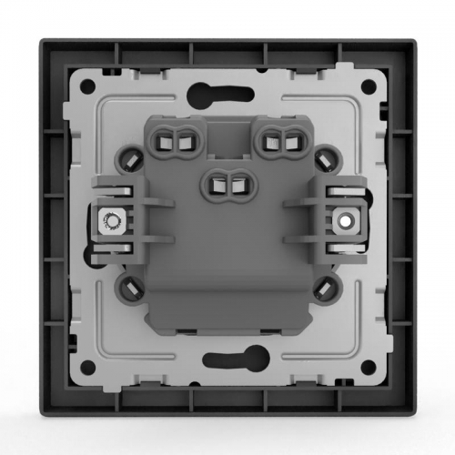 Выключатель 2-кл. СП Pixel 10А IP20 в сборе карбон TOKOV ELECTRIC TKE-PX-V2F-C14 TKE-PX-V2F-C14