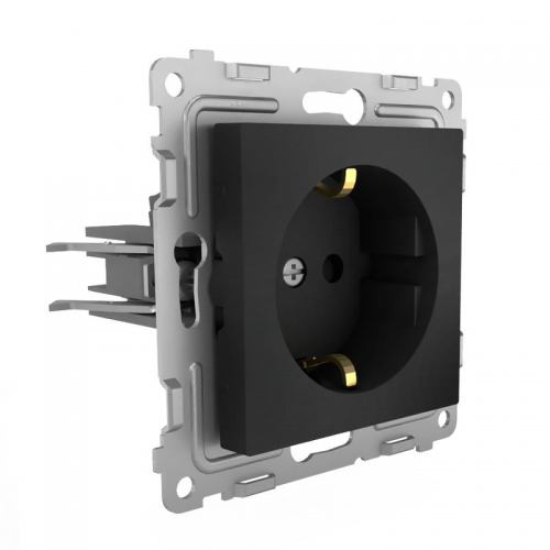 Розетка 1-м СП Pixel 16А IP20 с заземл. механизм карбон TOKOV ELECTRIC TKE-PX-R1Z-C14 TKE-PX-R1Z-C14