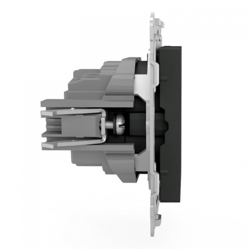 Розетка 1-м СП Pixel 16А IP20 с заземл. механизм карбон TOKOV ELECTRIC TKE-PX-R1Z-C14 TKE-PX-R1Z-C14