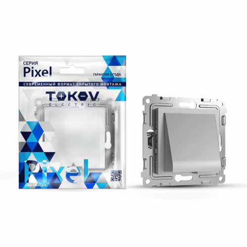 Вывод кабеля СП Pixel IP20 механизм алюм. TOKOV ELECTRIC TKE-PX-CP-C03 TKE-PX-CP-C03