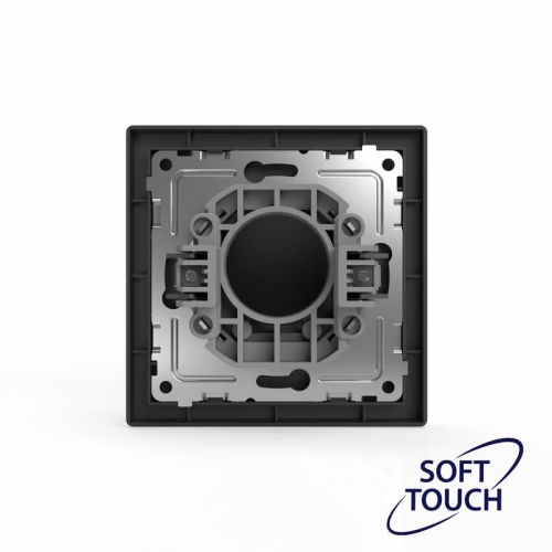 Вывод кабеля СП Pixel IP20 механизм карбон TOKOV ELECTRIC TKE-PX-CP-C14 TKE-PX-CP-C14