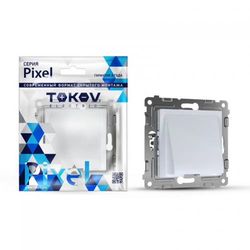 Вывод кабеля СП Pixel IP20 механизм перламутр. TOKOV ELECTRIC TKE-PX-CP-C04 TKE-PX-CP-C04