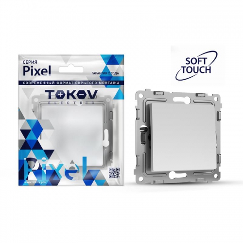 Переключатель перекрестный 1-кл. СП Pixel IP20 механизм айс TOKOV ELECTRIC TKE-PX-P1R-C34 TKE-PX-P1R-C34