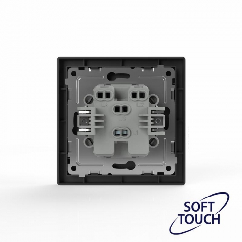 Переключатель перекрестный 1-кл. СП Pixel IP20 механизм карбон TOKOV ELECTRIC TKE-PX-P1R-C14 TKE-PX-P1R-C14