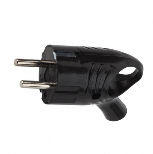 Вилка электрическая с заземл. с кольцом (ушком) 16А 250В IP20 черн. TOKOV ELECTRIC TKL-PLUZR-C05 TKL-PLUZR-C05