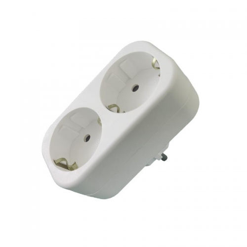 Разветвитель 2-м с заземл. 16А 250В IP20 полипропилен бел. TOKOV ELECTRIC TKL-S2Z-C01 TKL-S2Z-C01