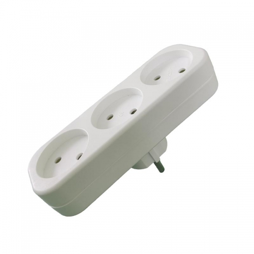 Разветвитель 3-м без заземл. 16А 250В IP20 полипропилен бел. TOKOV ELECTRIC TKL-S3-C01 TKL-S3-C01