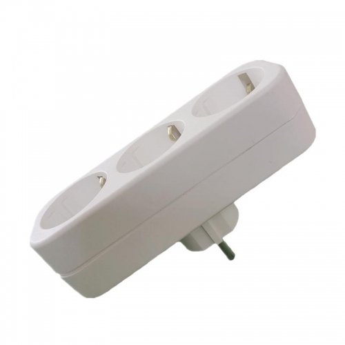 Разветвитель 3-м с заземл. 16А 250В IP20 полипропилен бел. TOKOV ELECTRIC TKL-S3Z-C01 TKL-S3Z-C01