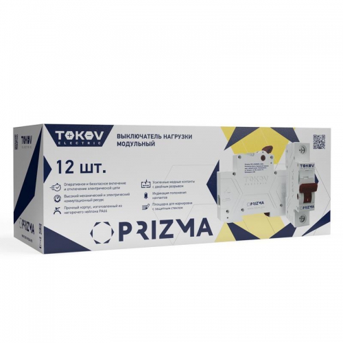 Выключатель нагрузки модульный 1П 25А TOKOV Electric TKE-PZ60-MDSI-1-25 TKE-PZ60-MDSI-1-25