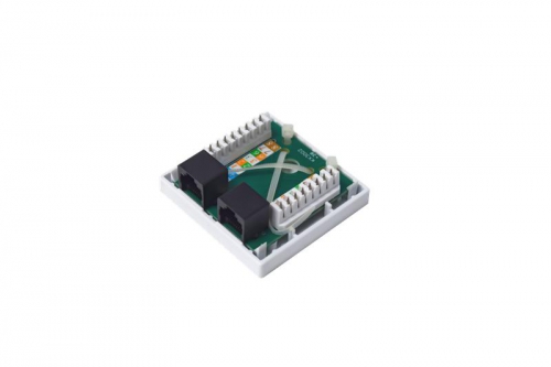 Розетка компьютерная 8P8C (RJ45) UTP кат.5E 2 порта TOKOV ELECTRIC TKE-SMB-8P8C-2P-UTP TKE-SMB-8P8C-2P-UTP