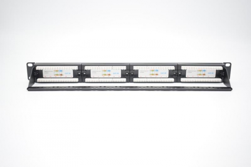 Патч-панель 19 1U кат.5E неэкранир. 24 порта RJ45 Dual IDC с задним кабельным организатором TOKOV ELECTRIC TKE-PP-5E-1U-24P-UTP-CO TKE-PP-5E-1U-24P-UTP-CO