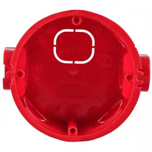 Коробка установочная 68х42мм со стыковычными узлами IP20 TOKOV ELECTRIC TKE-KU-68-42-C13 TKE-KU-68-42-C13