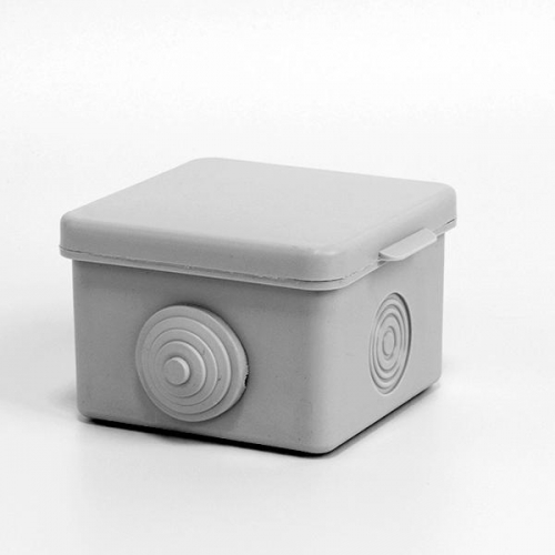 Коробка распределительная ОП 65х65х50мм 4 каб. вводов IP54 сер. TOKOV ELECTRIC TKE-KR-65-65-50-C06 TKE-KR-65-65-50-C06