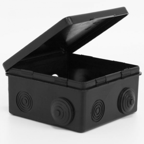 Коробка распределительная ОП 100х100х50мм 7 каб. вводов IP54 черн. TOKOV ELECTRIC TKE-KR-100-100-50-C05 TKE-KR-100-100-50-C05