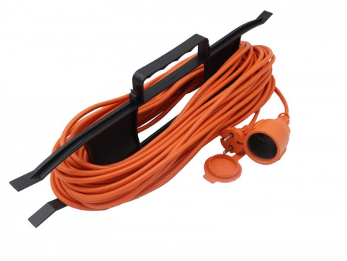 Удлинитель-шнур на рамке 1х20м без заземл. 6А IP44 2х0.75 с защ. крышкой TOKOV ELECTRIC TKE-SR20-075 TKE-SR20-075