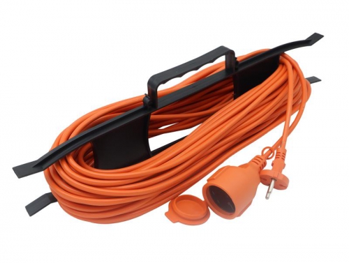 Удлинитель-шнур на рамке 1х20м с заземл. 6А IP44 3х0.75 с защ. крышкой TOKOV ELECTRIC TKE-SR20-075-Z TKE-SR20-075-Z