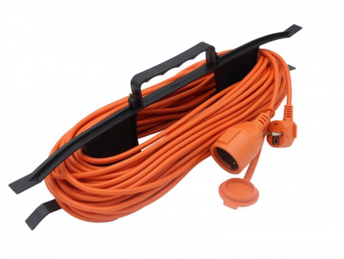 Удлинитель-шнур на рамке 1х30м с заземл. 6А IP44 3х0.75 с защ. крышкой TOKOV ELECTRIC TKE-SR30-075-Z TKE-SR30-075-Z