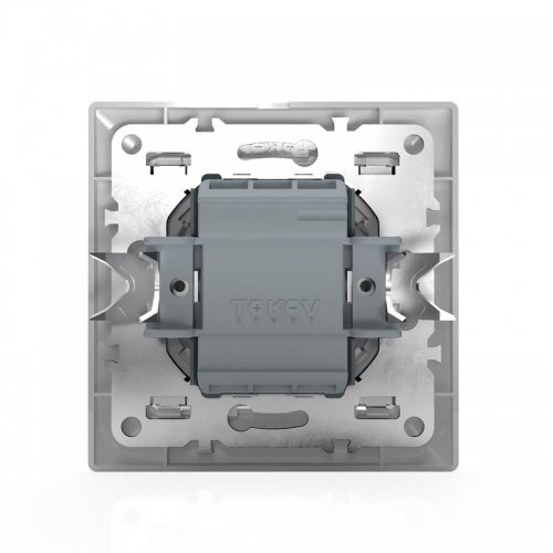 Выключатель 2-кл. СП AVA 10А IP20 с индикатором в сборе бел. TOKOV LIGHT TKL-AV-V2IF-C01 TKL-AV-V2IF-C01