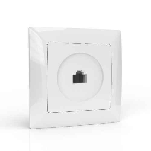 Розетка компьютерная 1-м СП AVA в сборе бел. TOKOV LIGHT TKL-AV-RC1-C01 TKL-AV-RC1-C01