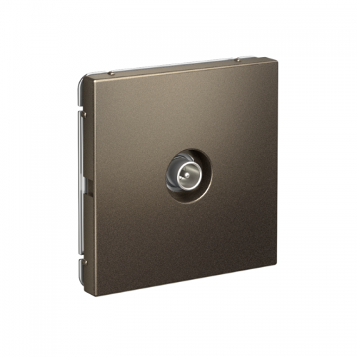 Розетка телевизионная оконечная TV ArtGallery 1дБ механизм мокко SE GAL000691 GAL000691