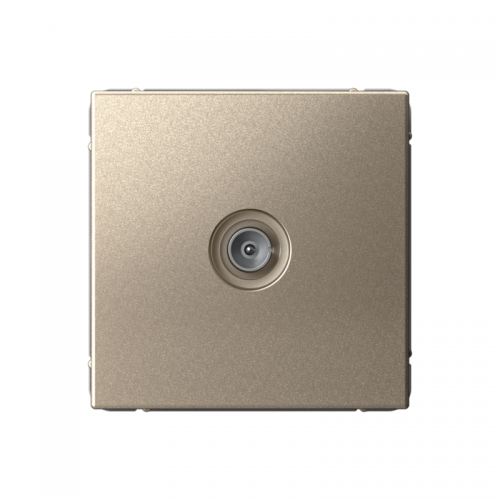 Розетка телевизионная оконечная TV ArtGallery 1дБ механизм шампань SE GAL000591 GAL000591