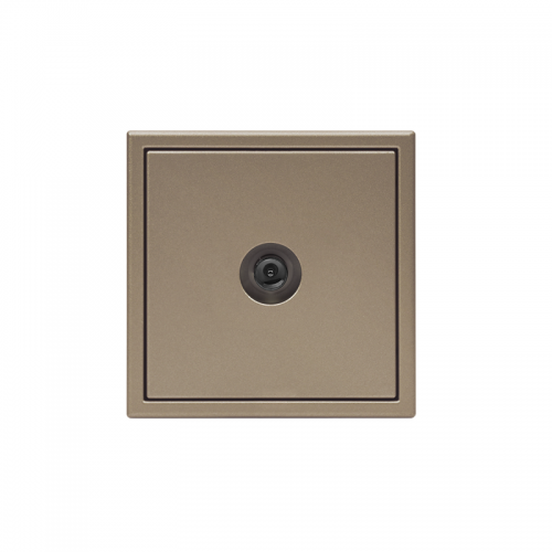 Розетка телевизионная оконечная TV ArtGallery 1дБ механизм шампань SE GAL000591 GAL000591