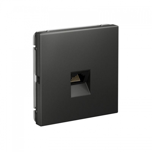 Розетка компьютерная ArtGallery RJ45 кат.6A механизм базальт SE GAL001486 GAL001486