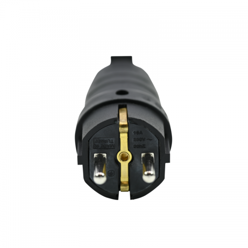 Вилка угловая MultiSet 16А 250В IP44 с заземл. каучук черн. SE MST1102BK MST1102BK