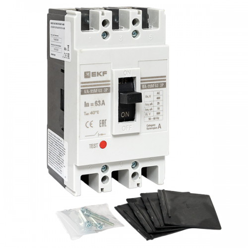 Выключатель автоматический 3п 63/63А 25кА ВА-99М PROxima EKF mccb99-63-63m mccb99-63-63m
