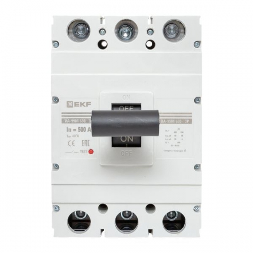 Выключатель автоматический 3п 630/500А 50кА ВА-99М PROxima EKF mccb99-630-500m mccb99-630-500m