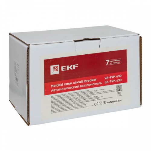 Выключатель автоматический 3п 630/500А 50кА ВА-99М PROxima EKF mccb99-630-500m mccb99-630-500m