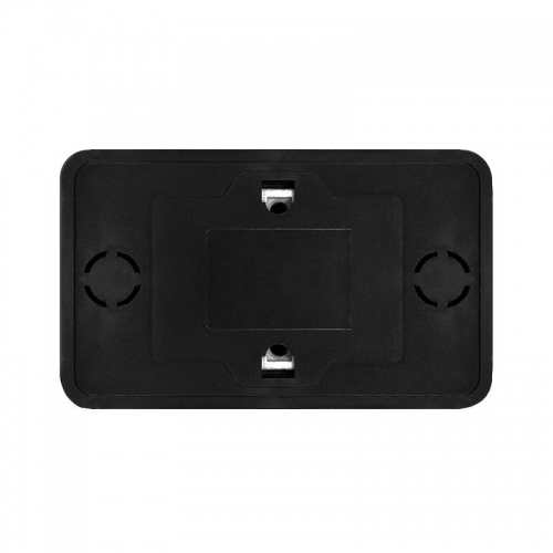 Розетка 2-м ОП Олимп 16А IP20 без заземл. черн. Universal 2215 2215